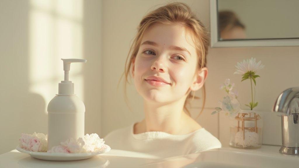 prevencion-del-acne-para-piel-adolescente-con-tendencia-a-brotes-usando-limpiadores-con-acido-salici